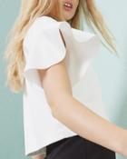 Ted Baker Frill Sleeve Cropped Jacket