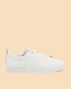 Ted Baker Printed Sole Leather Tennis Trainers