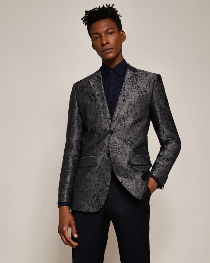 Ted Baker Global Silk Paisley Jacquard Jacket