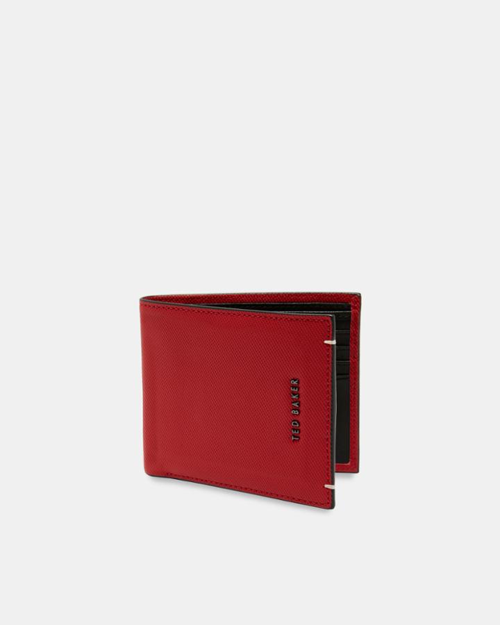 Ted Baker Perforated Leather Bi-fold Wallet