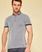 Ted Baker Contrast Trim Oxford Polo Shirt