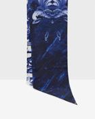 Ted Baker Persian Skinny Scarf Navy