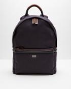 Ted Baker Canvas And Leather Trim Backpack