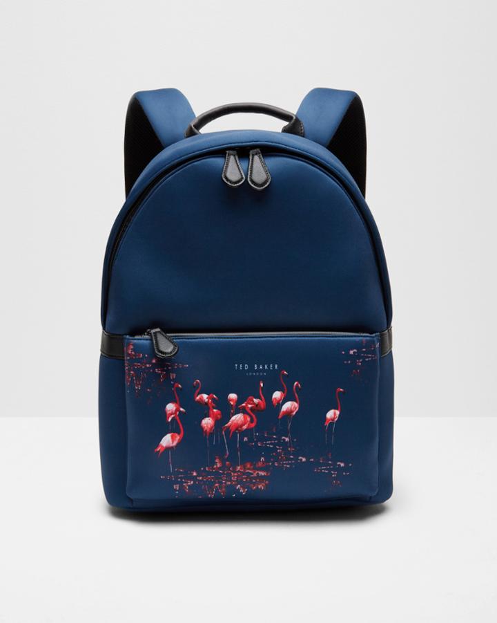 Ted Baker Flamingo Print Backpack