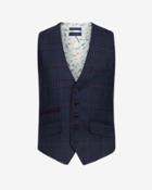 Ted Baker Tight Lines Checked Wool Waistcoat
