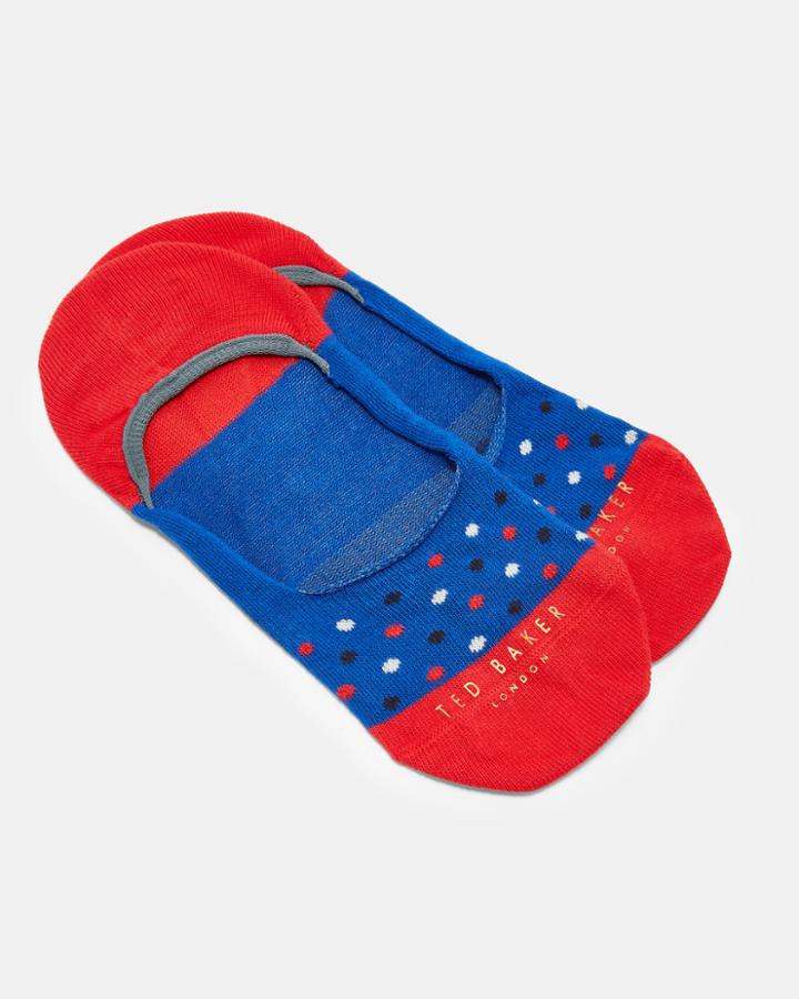 Ted Baker Spotted Cotton Sneaker Liners