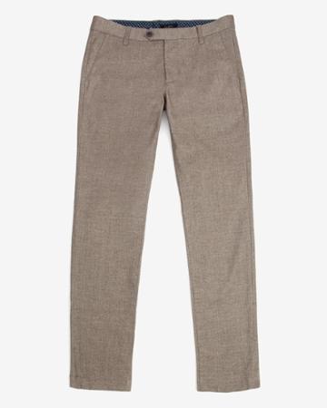 Ted Baker Herringbone Slim Fit Pant