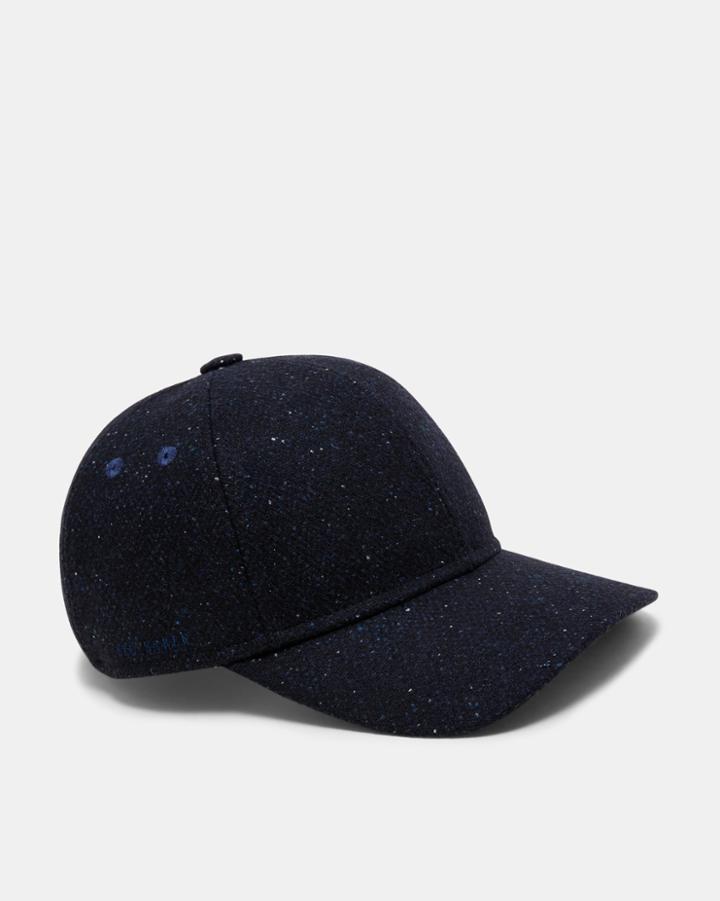 Ted Baker Textured Wool-blend Baseball Cap