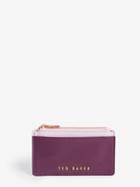 Ted Baker Color Block Leather Coin Purse