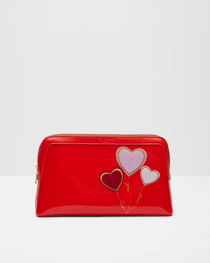 Ted Baker Heart Applique Large Wash Bag