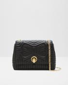 Ted Baker Quilted Circle Lock Leather Cross Body Bag