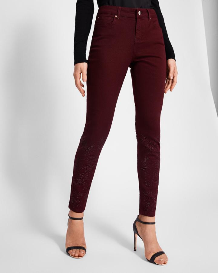 Ted Baker Stardust Embellished Skinny Jeans