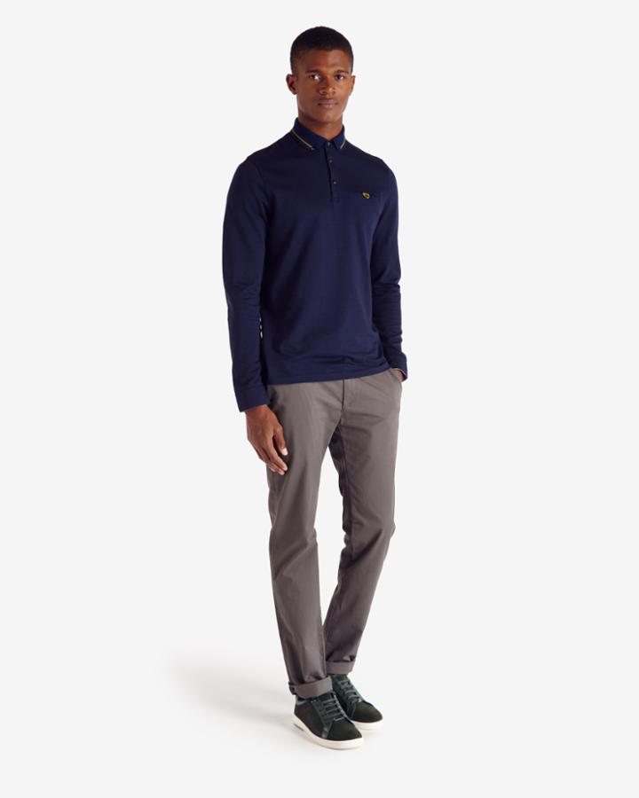 Ted Baker Long Sleeved Polo Shirt