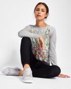 Ted Baker Patchwork Fine Knit Sweater Pale