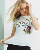 Ted Baker Spring Meadows Fitted T-shirt Pale