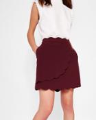 Ted Baker Scallop Detail Mini Skirt