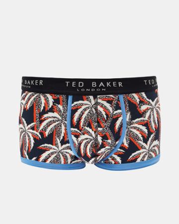 Ted Baker Palm Print Cotton Boxer Shorts