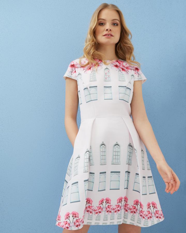 Ted Baker Window Box Skater Dress