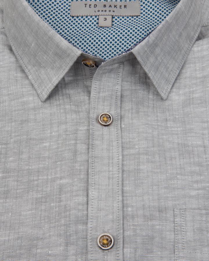 Ted Baker Classic Linen-blend Shirt