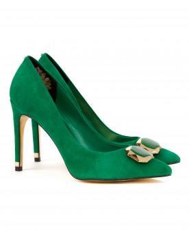 Ted Baker Roquet - Brooch Pointed Court Shoe