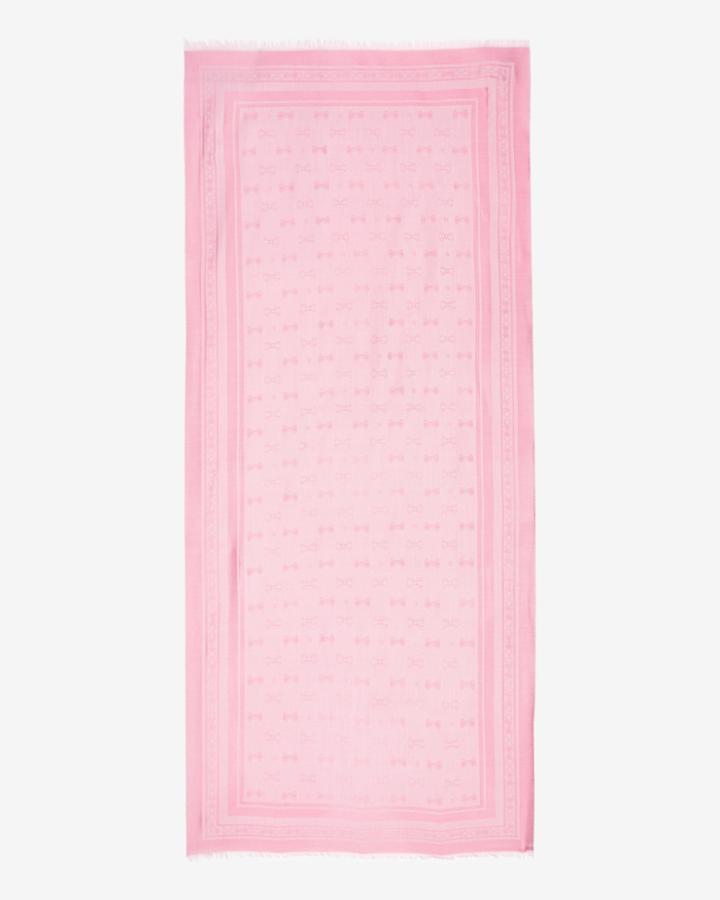 Ted Baker Jacquard Wool And Silk-blend Scarf