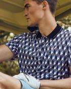 Ted Baker Square Geo Print Polo Shirt