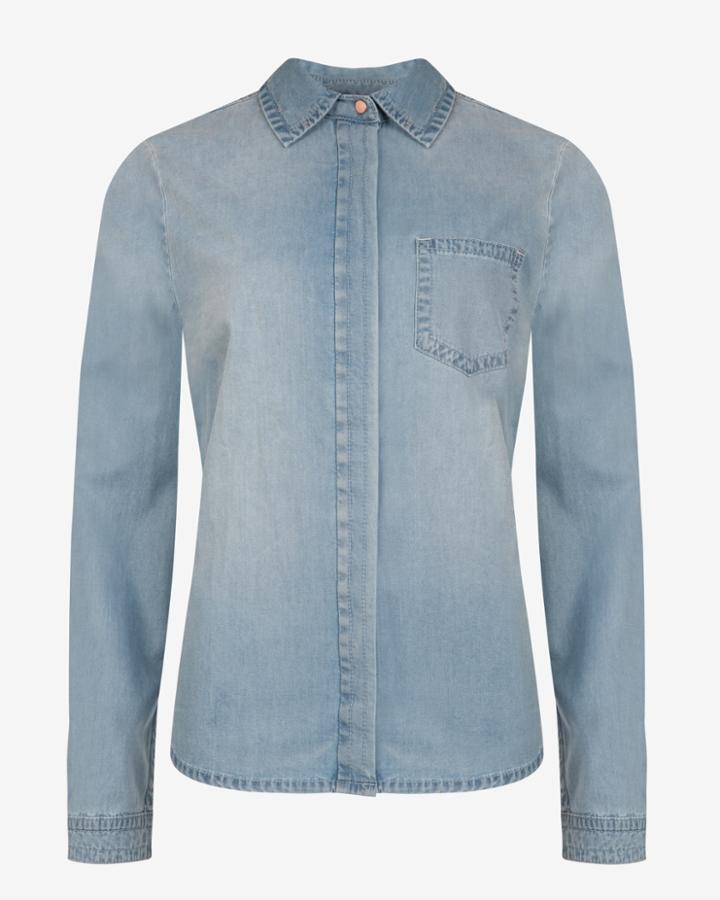 Ted Baker Denim Shirt Mid Wash