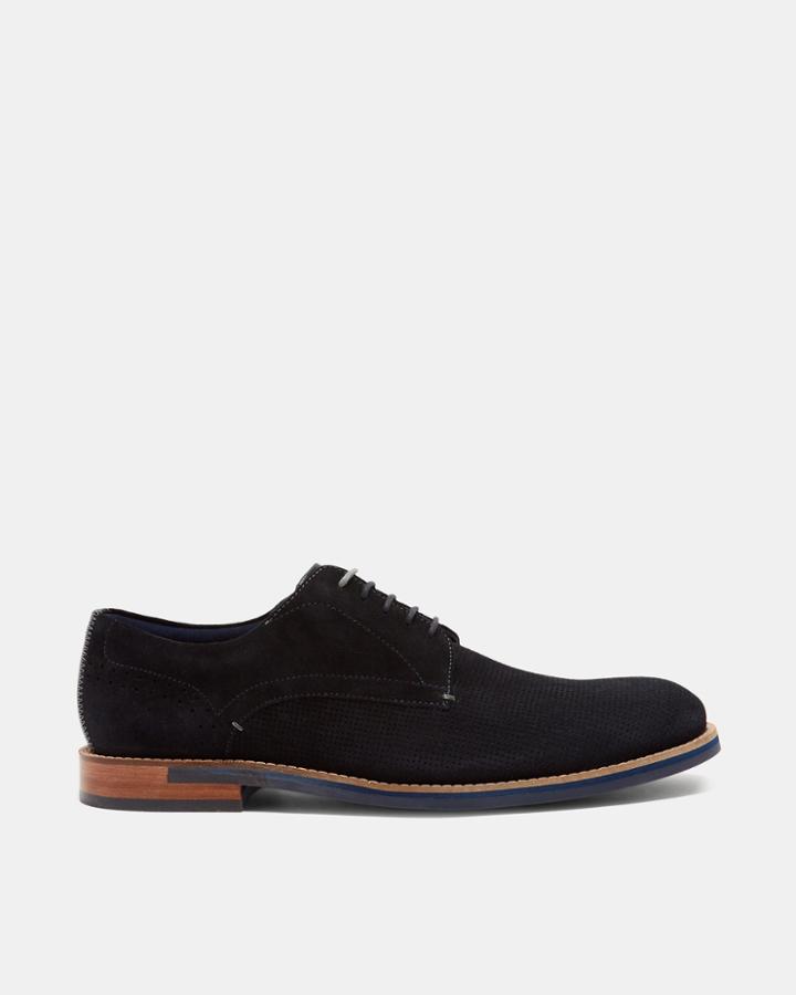 Ted Baker Perforated Suede Derby Shoes