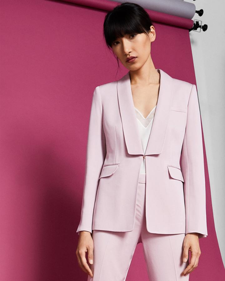 Ted Baker V-neck Lapel Suit Jacket