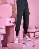 Ted Baker Satin Jogger With Knit Trim