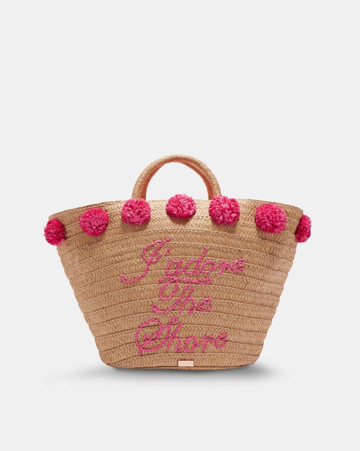Ted Baker Off-duty Mermaid Straw Basket Bag