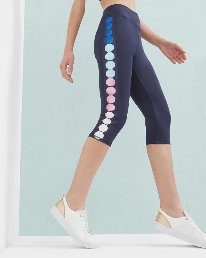 Ted Baker Marina Mosaic Cropped Leggings