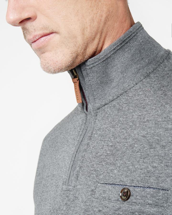 Ted Baker Quilted Funnel Neck Jumper