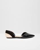 Ted Baker Pointed Leather Flat D'orsay Shoes