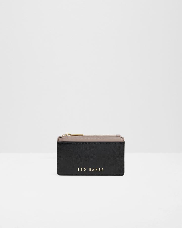 Ted Baker Colour Block Leather Coin Wallet