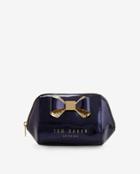 Ted Baker Small Glitter Bow Trim Wash Bag