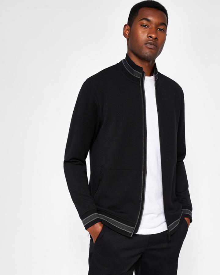 Ted Baker Zip-through Funnel Neck Sweater