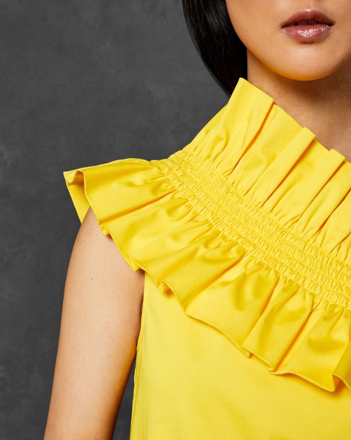 Ted Baker Cotton One Shoulder Top