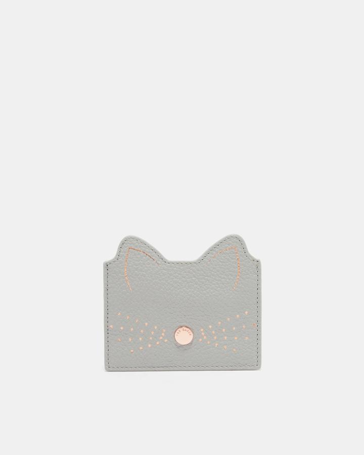 Ted Baker Cat Whiskers Leather Card Holder
