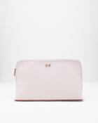 Ted Baker Bow Leather Large Wash Bag
