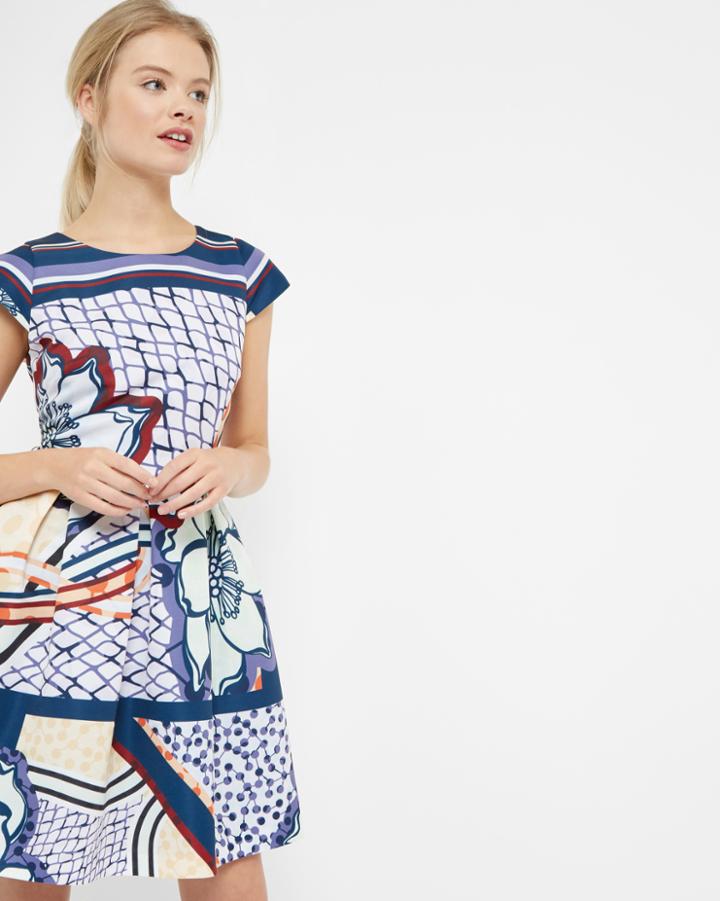 Ted Baker Tribal Print Skater Dress