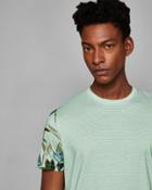 Ted Baker Floral Sleeve Print T-shirt