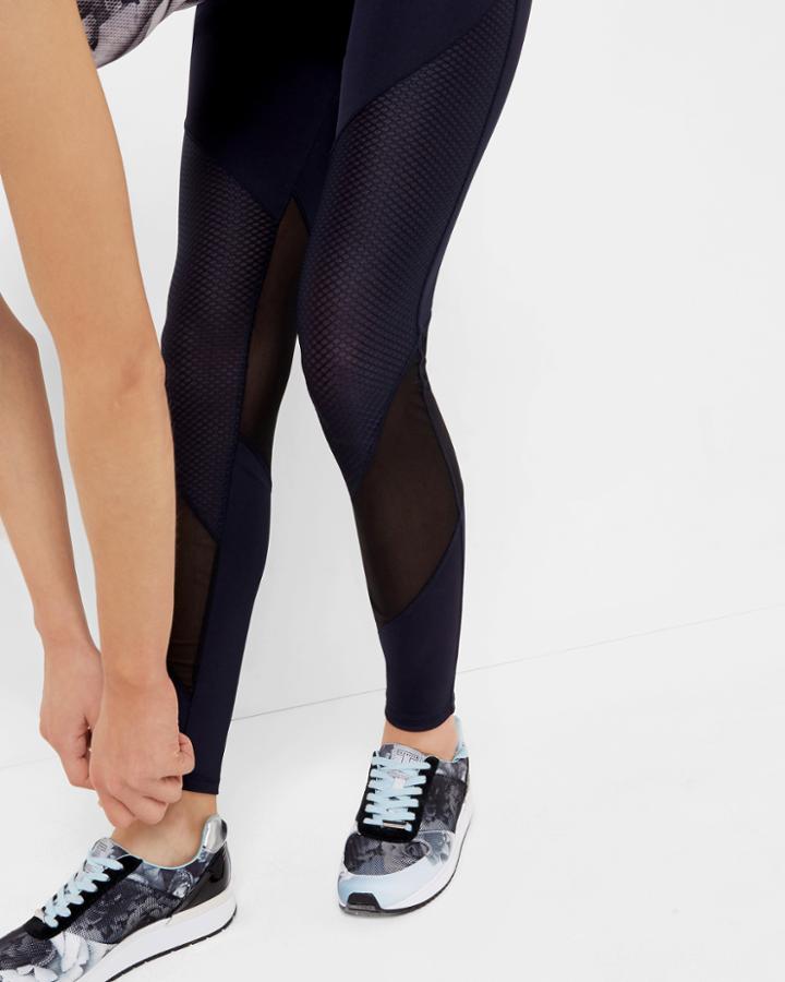 Ted Baker Full Length Mesh Panel Leggings