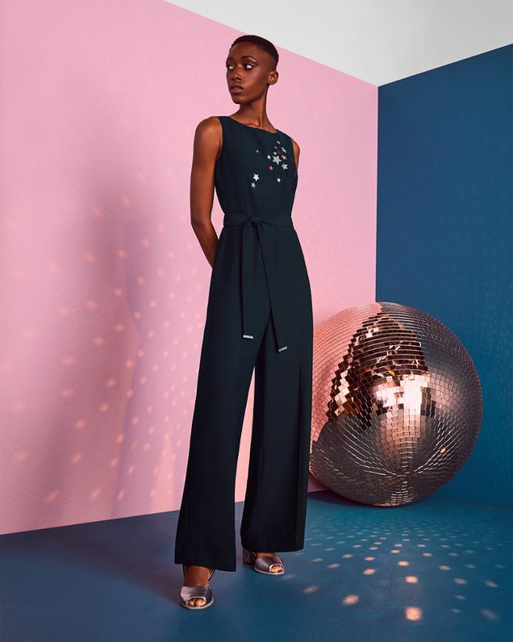 Ted Baker Lurex Star Jumpsuit