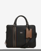 Ted Baker Canvas And Leather Document Bag