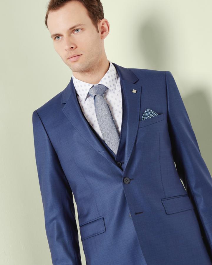 Ted Baker Sharkskin Wool Jacket