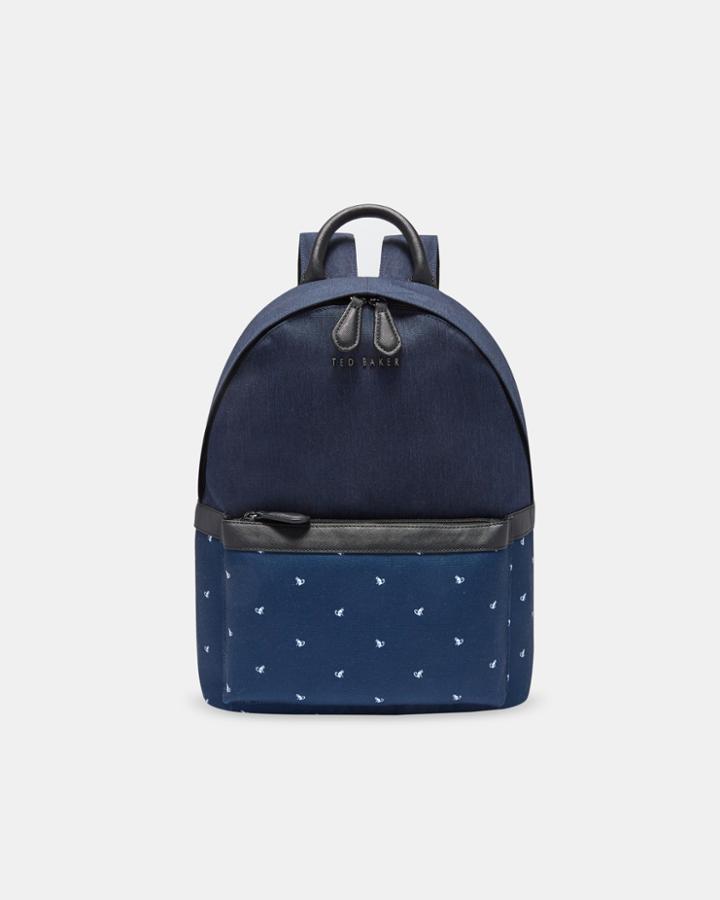 Ted Baker Monkey Print Backpack