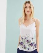 Ted Baker Enchanted Entanglement Scallop Trim Cami Top