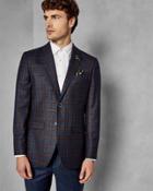Ted Baker Wool Checked Suit Jacket