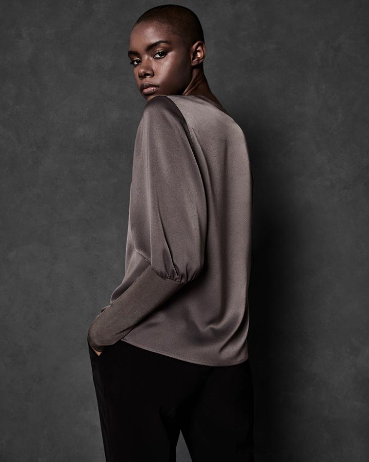 Ted Baker Ruched Sleeve Top